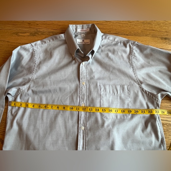 Etienne Aigner Mens Sz 16.5 32-33 Gray Button Down Long Sleeve Shirt - Picture 6 of 6